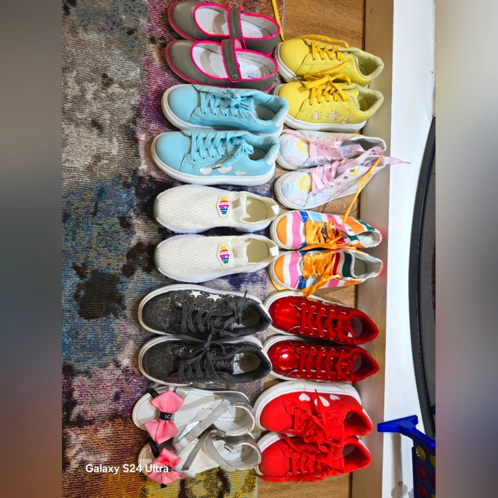 KIDS GIRLS SHOES SIZE 3 BUNDLE (ADEE, KURT GEIGER, BARTEK)